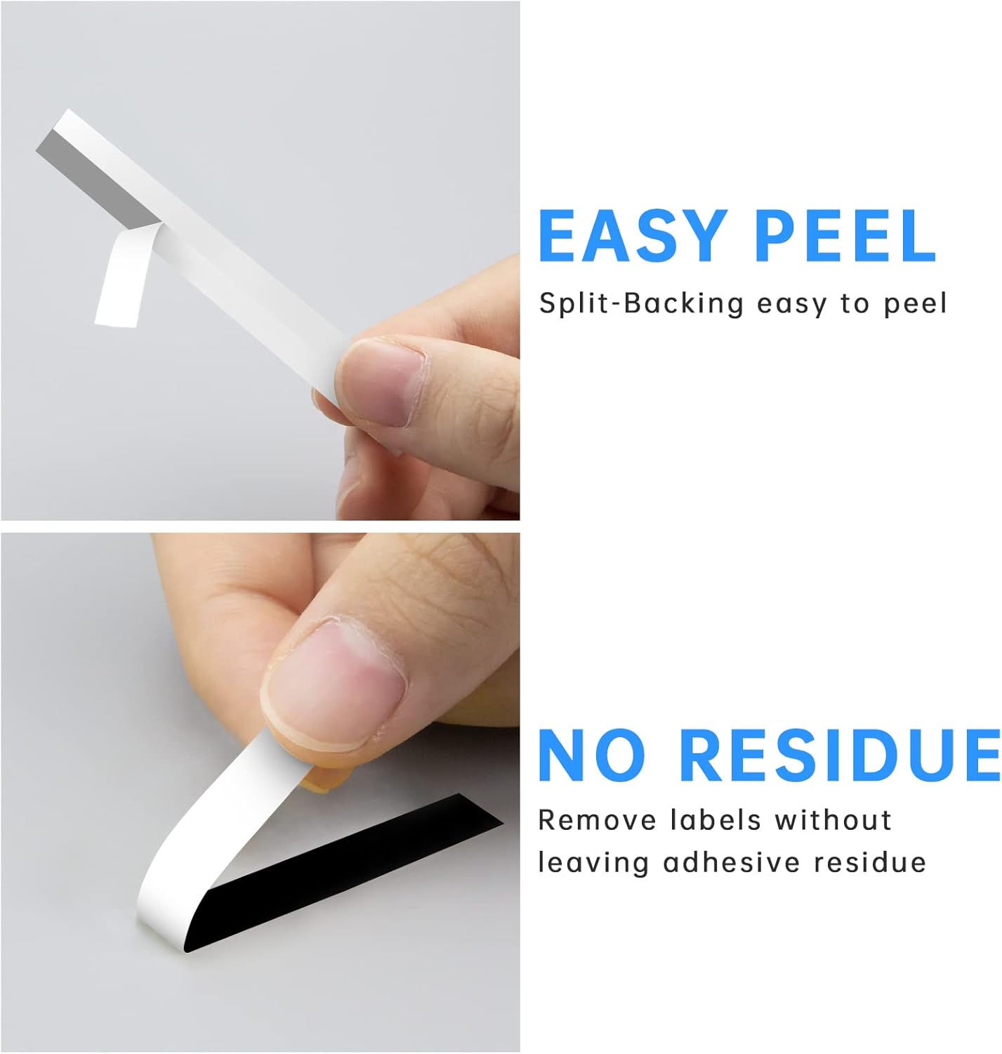 Unismar TZe-325 Compatible for Brother Ptouch 9mm 0.35 Laminated White on Black Label Tape TZ325 TZ Tape Work for Label Maker PTD220 PTD200 PTD210 PTD400 PTH100 PTH110 PT1280, 3/8'' x 26.2', 4-Pack