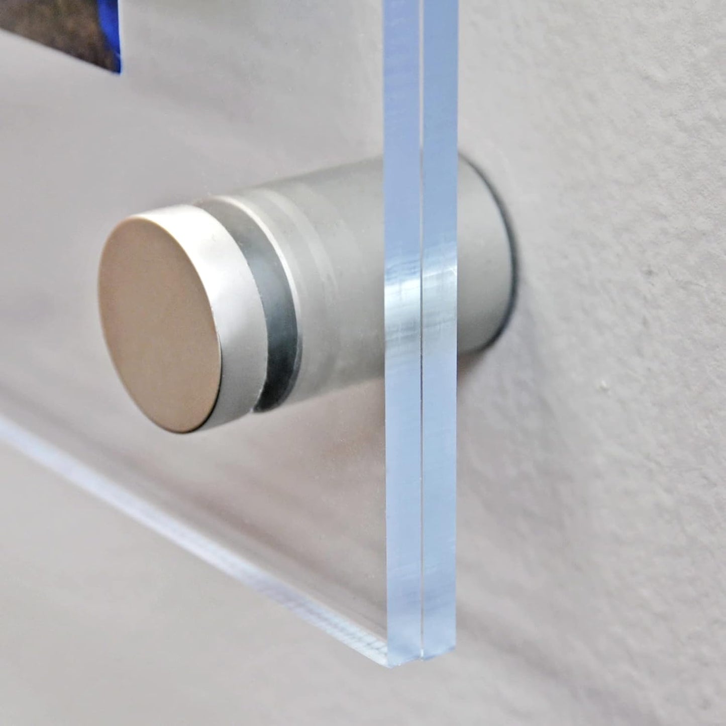 Azar Displays 105512 Standoff Sign Holder, 9" W x 12" H,Clear