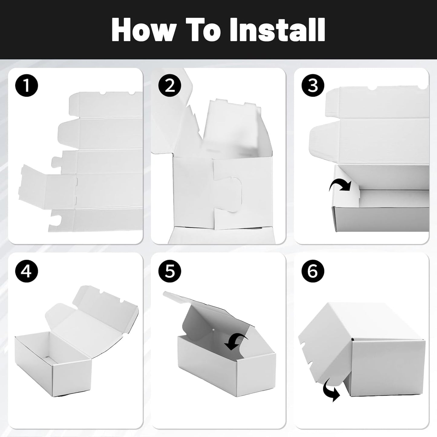 NUMINA 7 Pack 600 Card Storage Box Organizer for Trading Card Collection, Heavy Duty Sports Cardboard Box, Trading Gaming Cards Storage Box with Adjustable Dividers