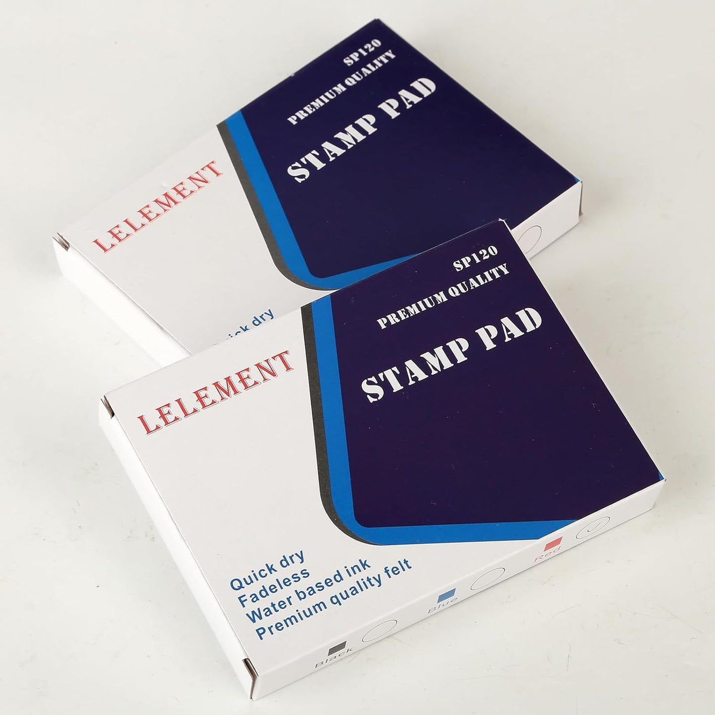 Ink Pads for Stamps | Blue Ink Stamp Pad | Rubber Stamps Ink Pad - Premium Quality Felt Pad for Stamps | Stamp Pads | Medium Size