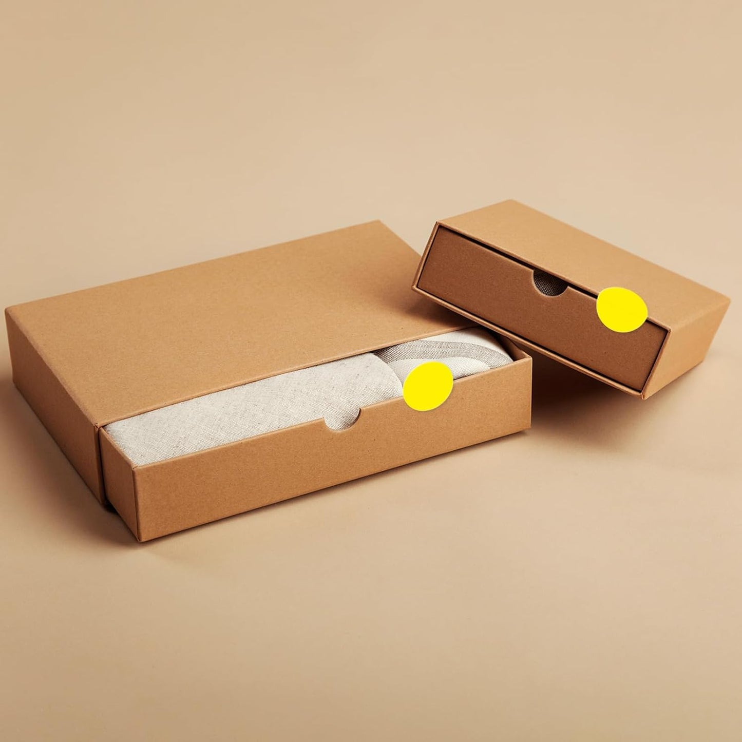 Yellow Dot Stickers 2 Inches Round Sticker, Circle Colored Labels Color Coding Labels for Office Classroom Toddlers Activity 80 Pieces