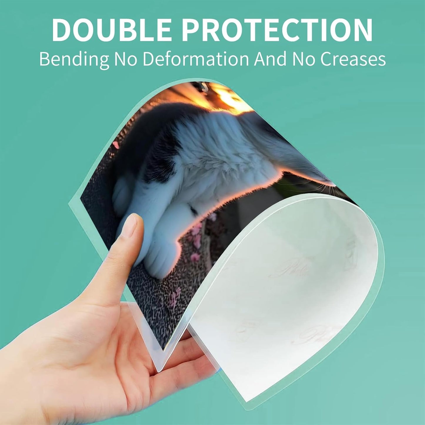 Laminating Sheets - 3Mil 5000 Pack Thermal Laminating Pouches, 9"x11.5" Clear Laminate Sheets for Schedules, Menus, Certificates, Art Drawings, Round Corner