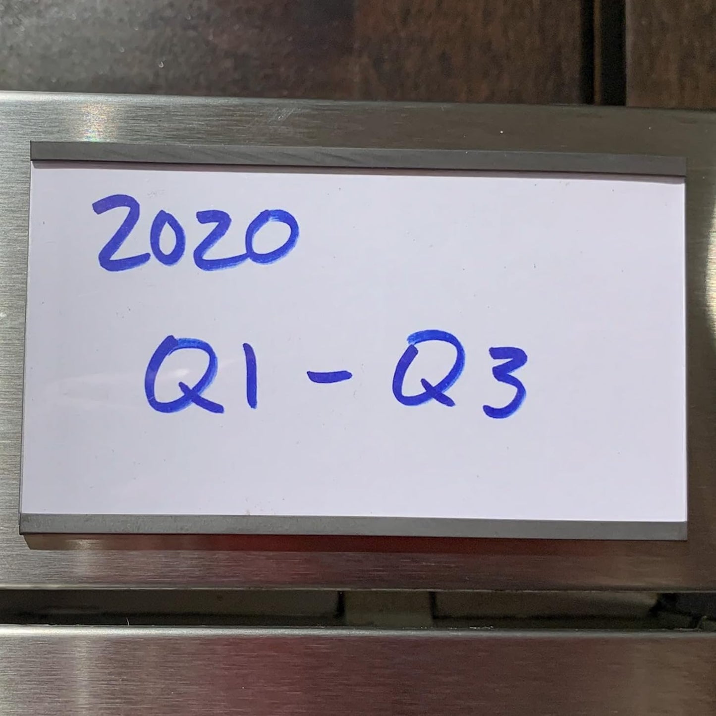 SmartSign Magnetic 'C' Channel Label Holders | 2" x 3", Pack of 10