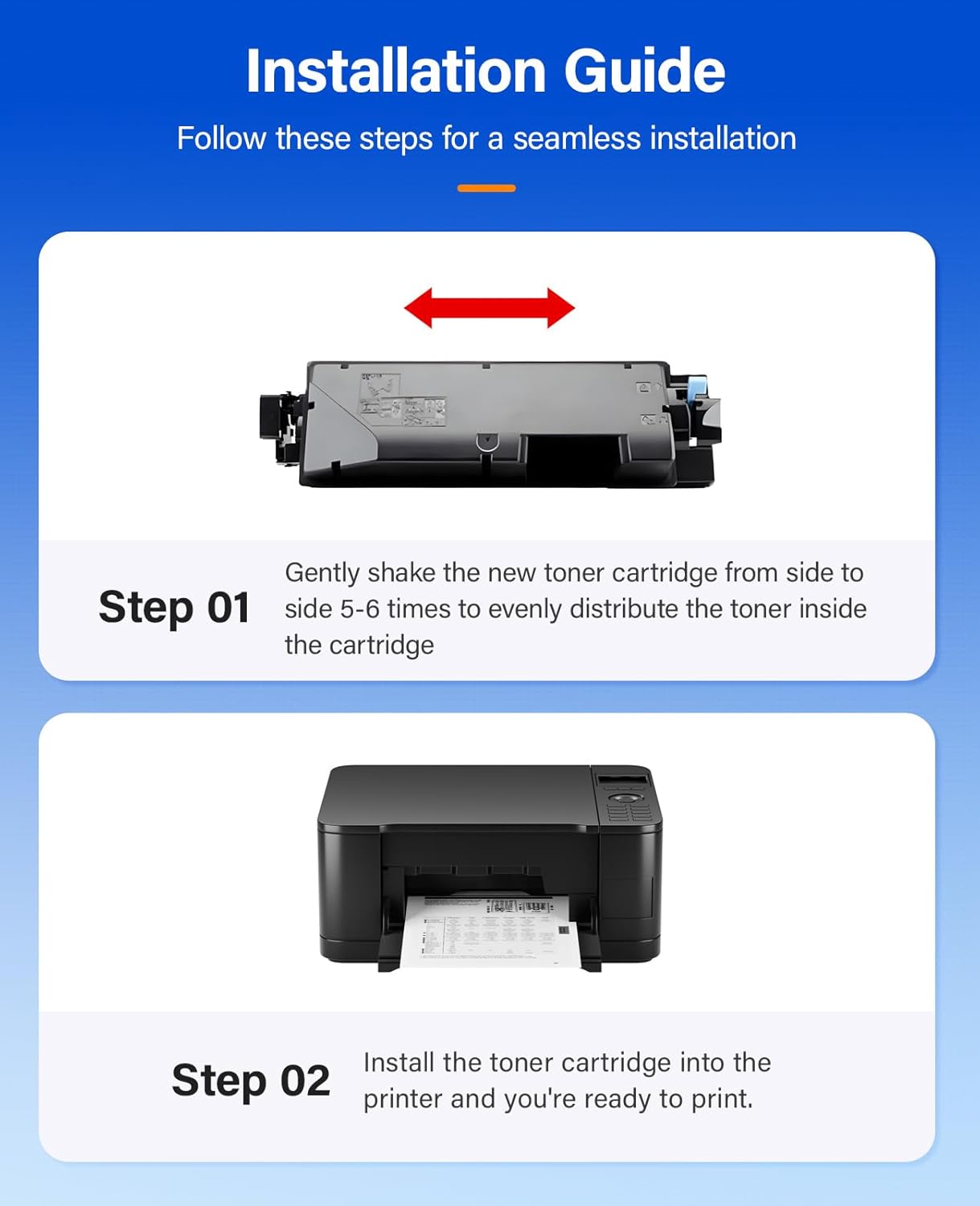 TK5292 TK-5292 Toner Cartridges 4-Pack High Yield Replacement for Kyocera TK-5292K TK-5292C TK-5292M TK-5292Y Compatible with Kyocera ECOSYS P7240cdn Laser Printer Ink Kit(Black Cyan Magenta Yellow)