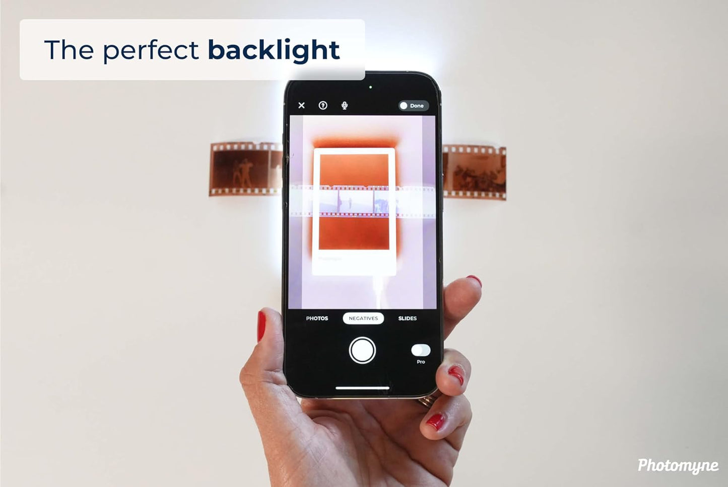 Photomyne A7 Mini Light Pad Backlight Portable Hands-Free Ultra-Thin Ultimate Brightness for Supporting Photo Slides and Film Negative Scanning (Includes USB-C Adapter) - Black (Small)