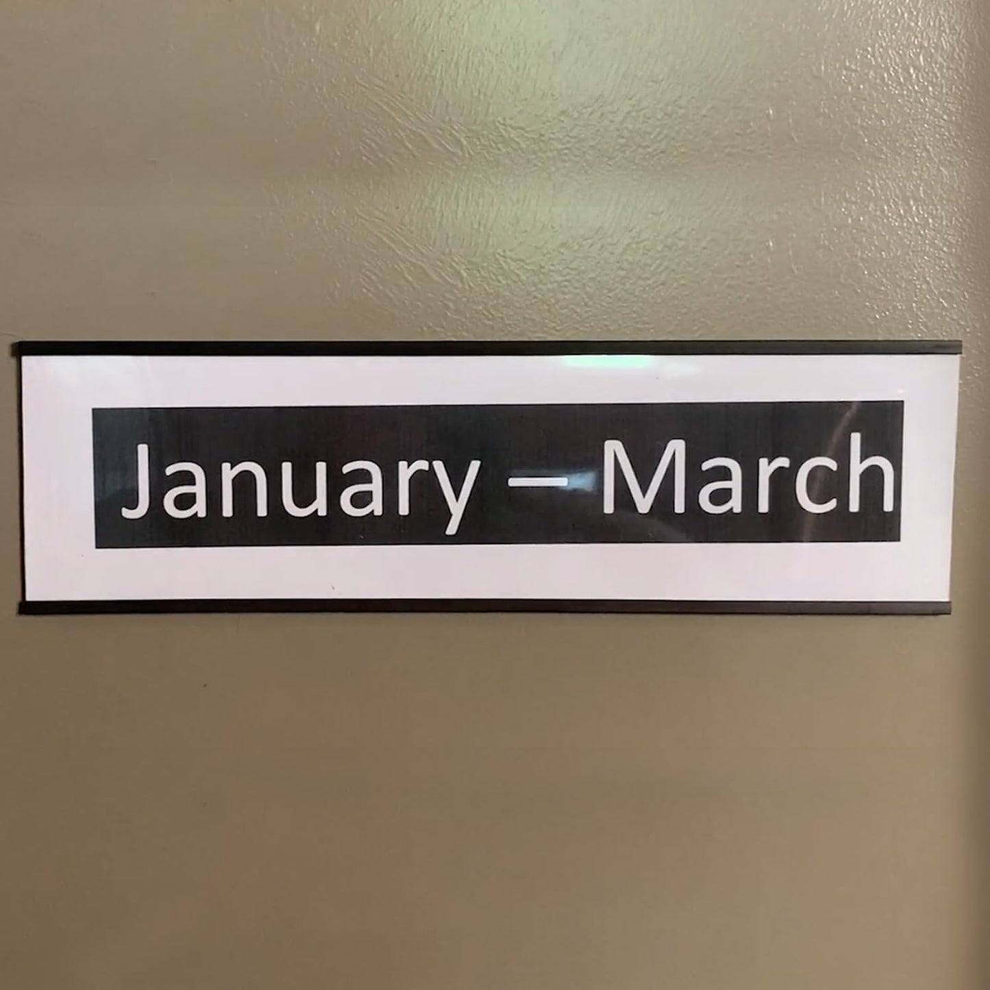 SmartSign Magnetic 'C' Channel Label Holders | 2" x 4", Pack of 10