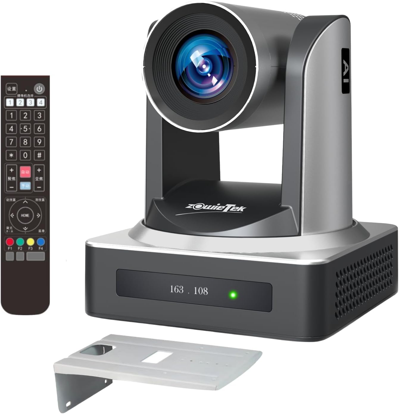 PTZ Camera, AI Auto Tracking 1080P60 PoE, 20X Optical Zoom, 3G-SDI HDMI USB3.0 LAN, Live Streaming for Church Meeting Education Sport Hospital Wedding