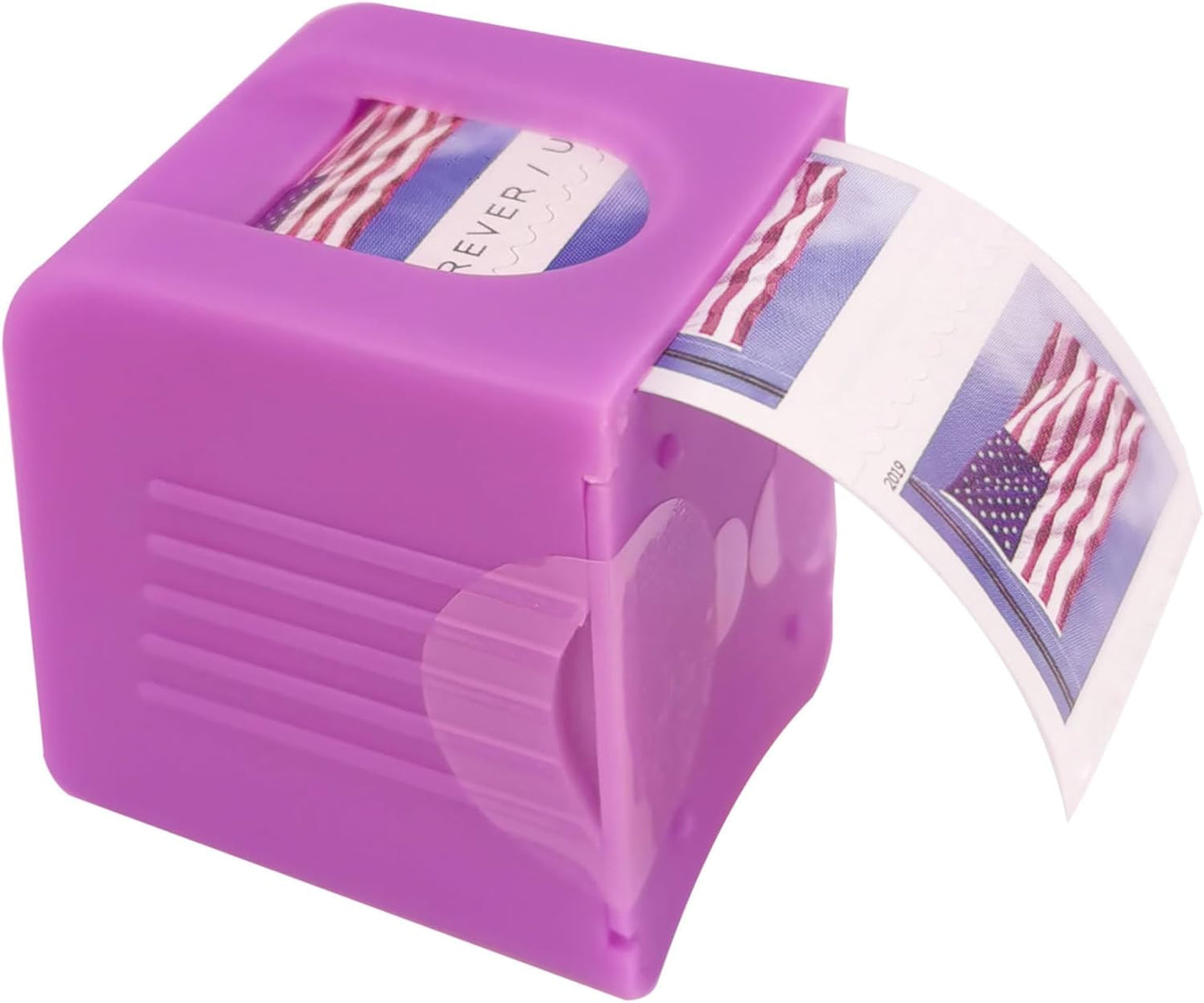 Stamp Roll Dispenser Postage Stamp Dispenser Compact and Impact-Resistant for Desk Organization of Home Office Supplies