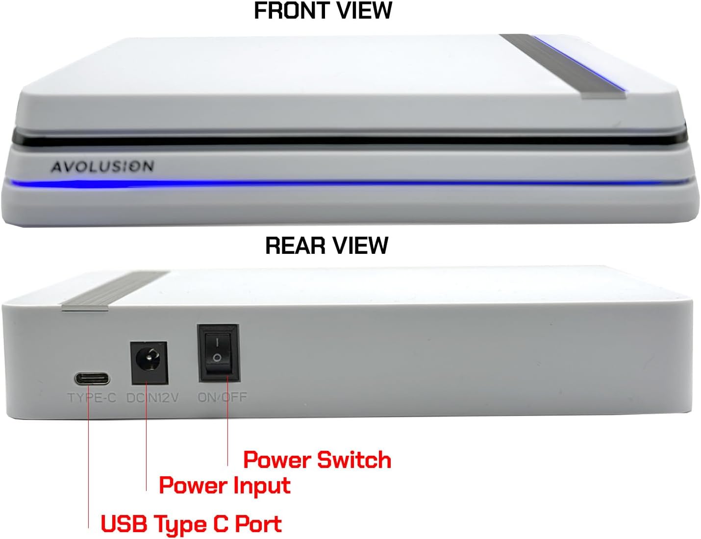 Avolusion PRO-X Series USB 3.0 External Hard Drive for WindowsOS Desktop PC/Laptop (White) - 2 Year Warranty (18TB) (Renewed)