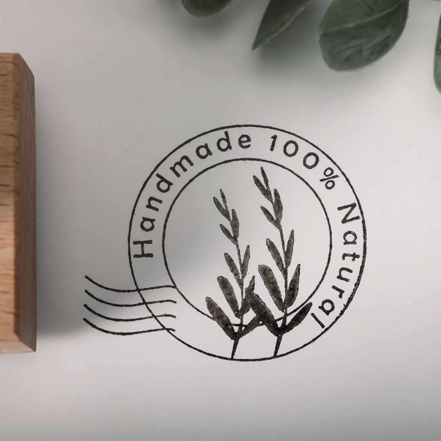 Custom Logo Text Stamp - Personalized Stamp Clearly Impressions on Various Surfaces Custom Stamp for Business Logo Branding or Crafting Needs