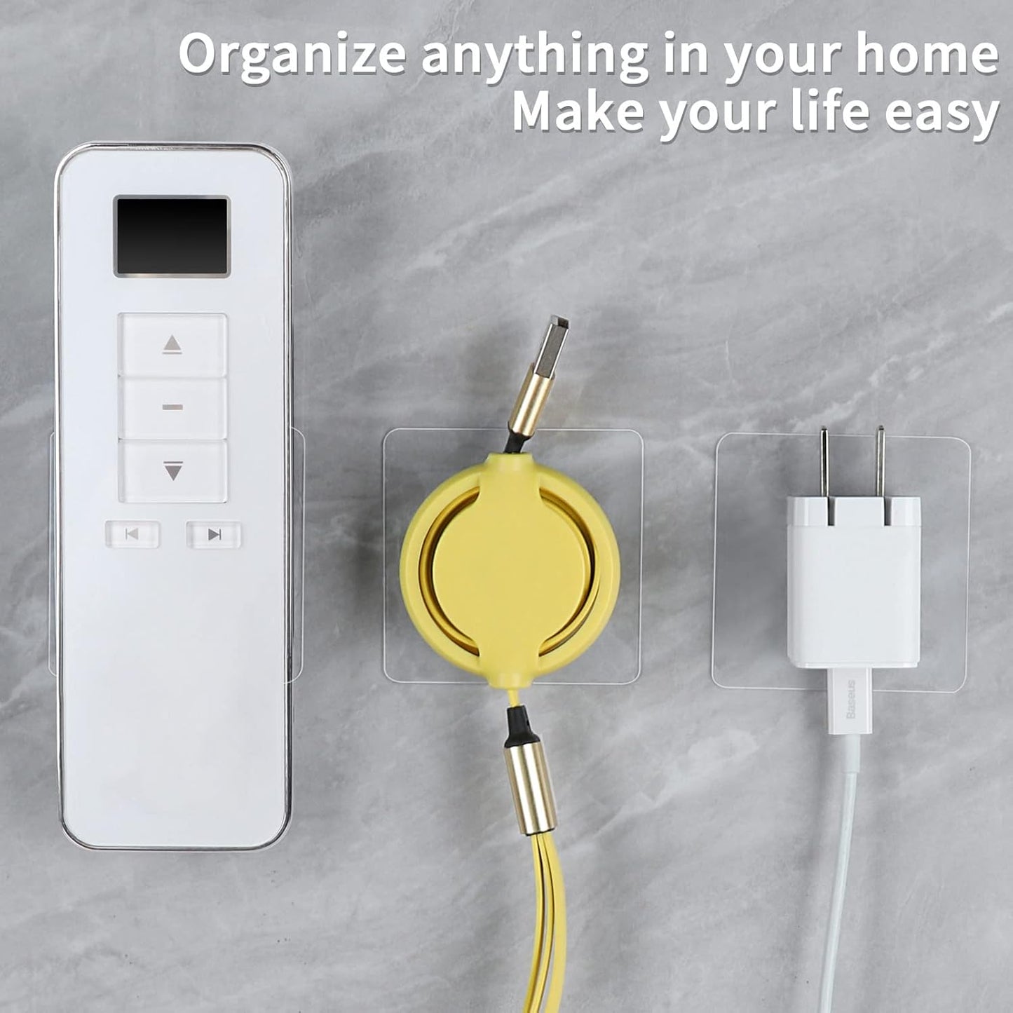 20PCS Premium Double Sided Mounting Squares Clear Tape,Heavy Duty Adhesive Pads for Pictures,Poster Hanging Strips - Strong Sticky Tack,Waterproof Adhesive for Shower,Wall Patch,Sticky Pads