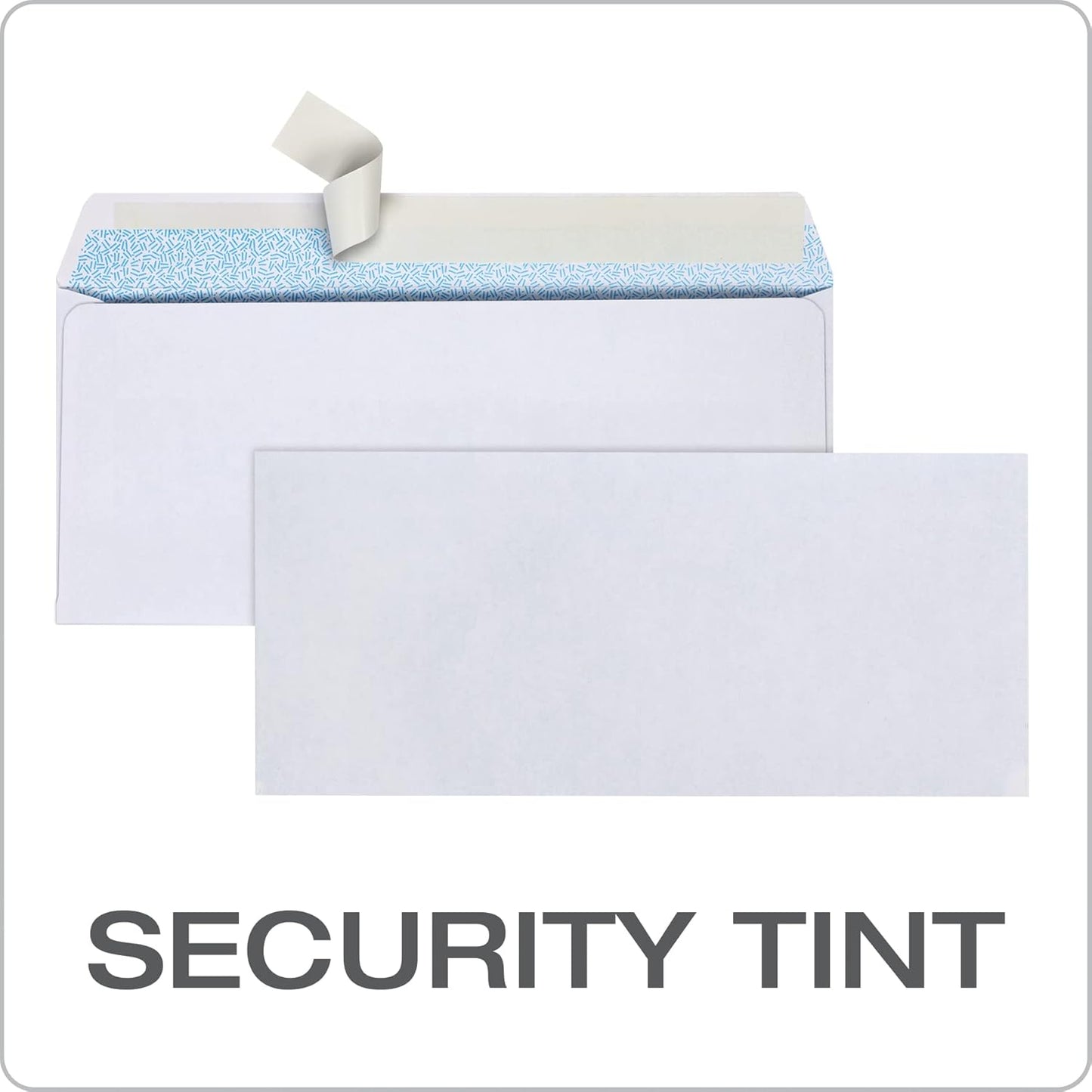 Columbian #10 Security Envelopes, 500/Box, No Window, 4-1/8 x 9-1/2 Inches, Release & Seal Self Seal, White (COLO151)
