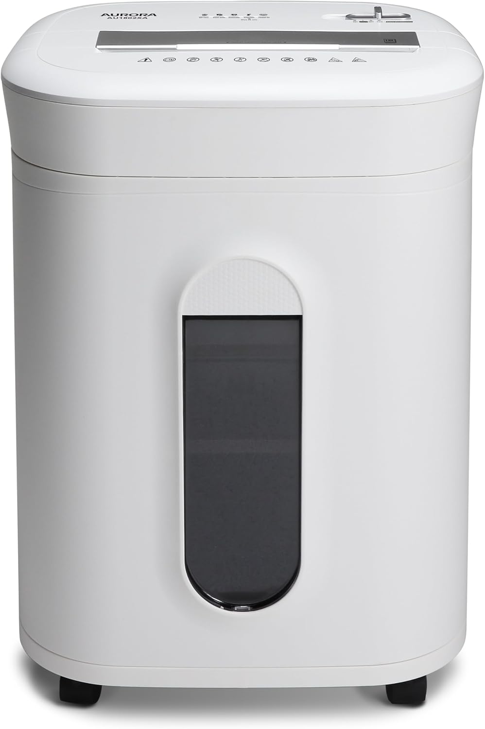 Aurora AU1802XA Anti-Jam 18-Sheet Crosscut Paper and CD/Credit Card Shredder/ 6-Gallon Pullout Basket / 60 Minutes Run Time
