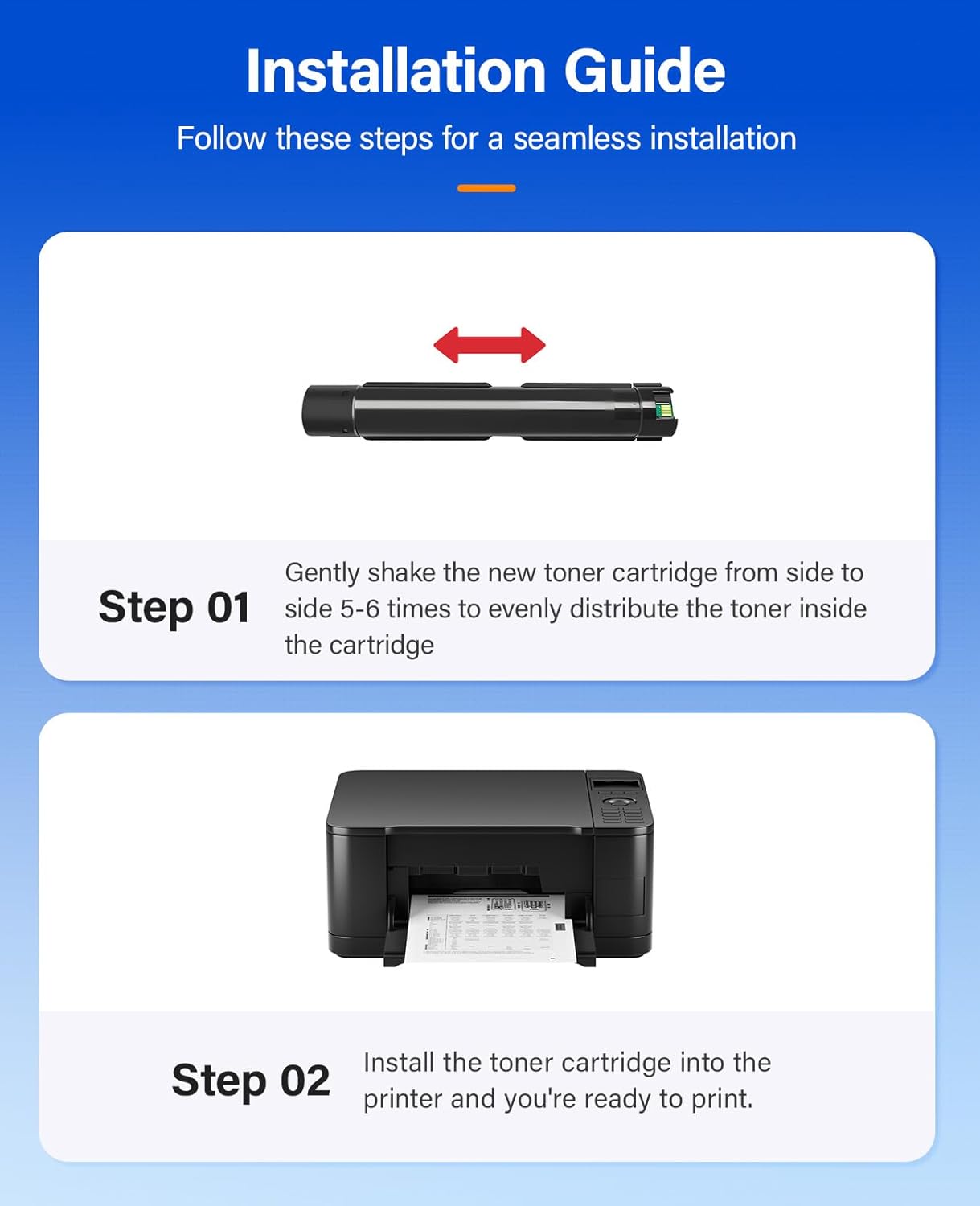 VersaLink C7000 High Capacity Toner Cartridge 4-Pack Replacement for Xerox 106R03757 106R03758 106R03759 106R03760 Compatible for Xerox VersaLink C7000 C7000N C7000DN Printer Black Cyan Magenta Yellow