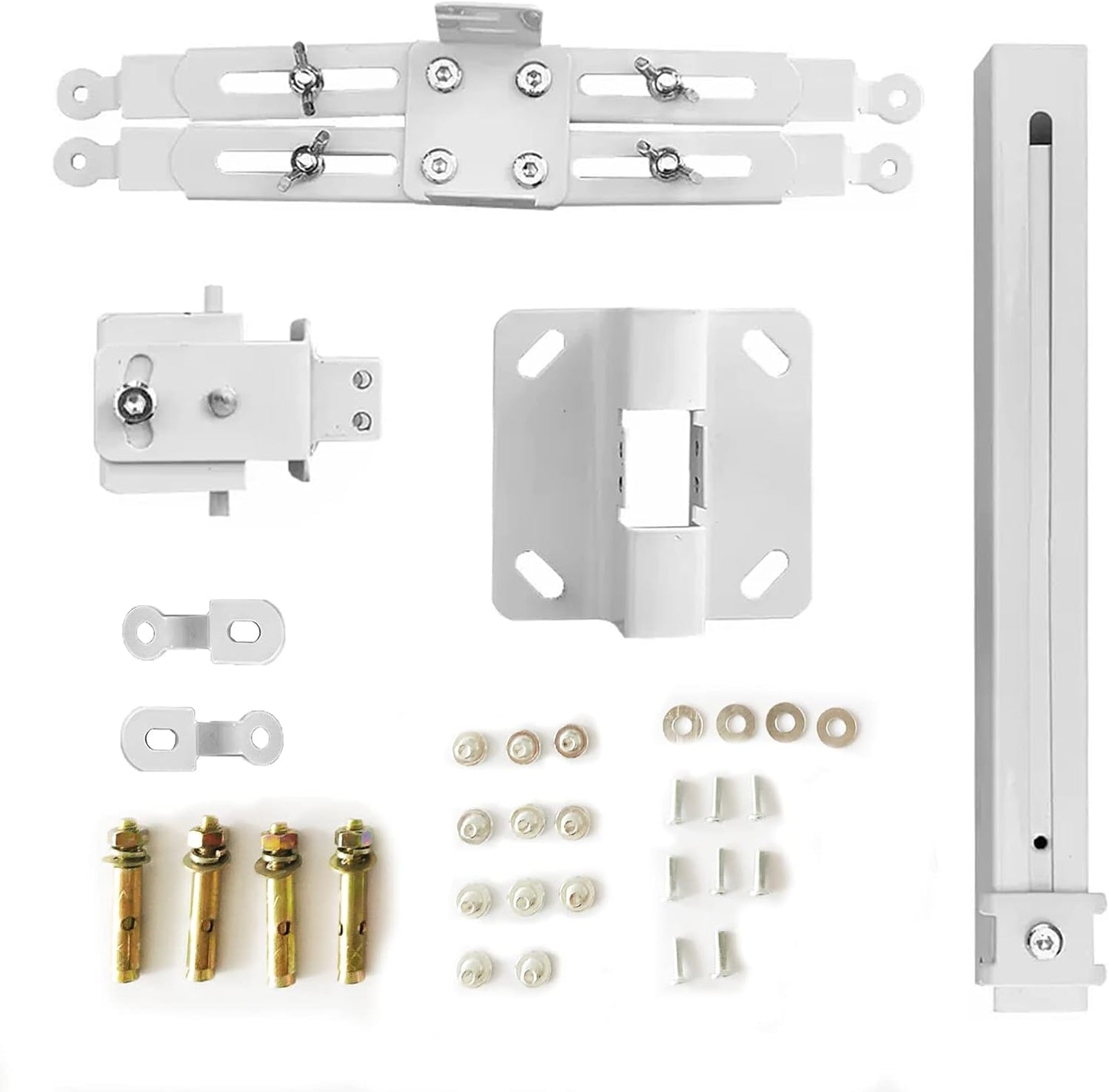 Projector Mount Wall or Ceiling Projection Mount Bracket with Adjustable Height and Extendable Arms Mounts for Home and Office Projector