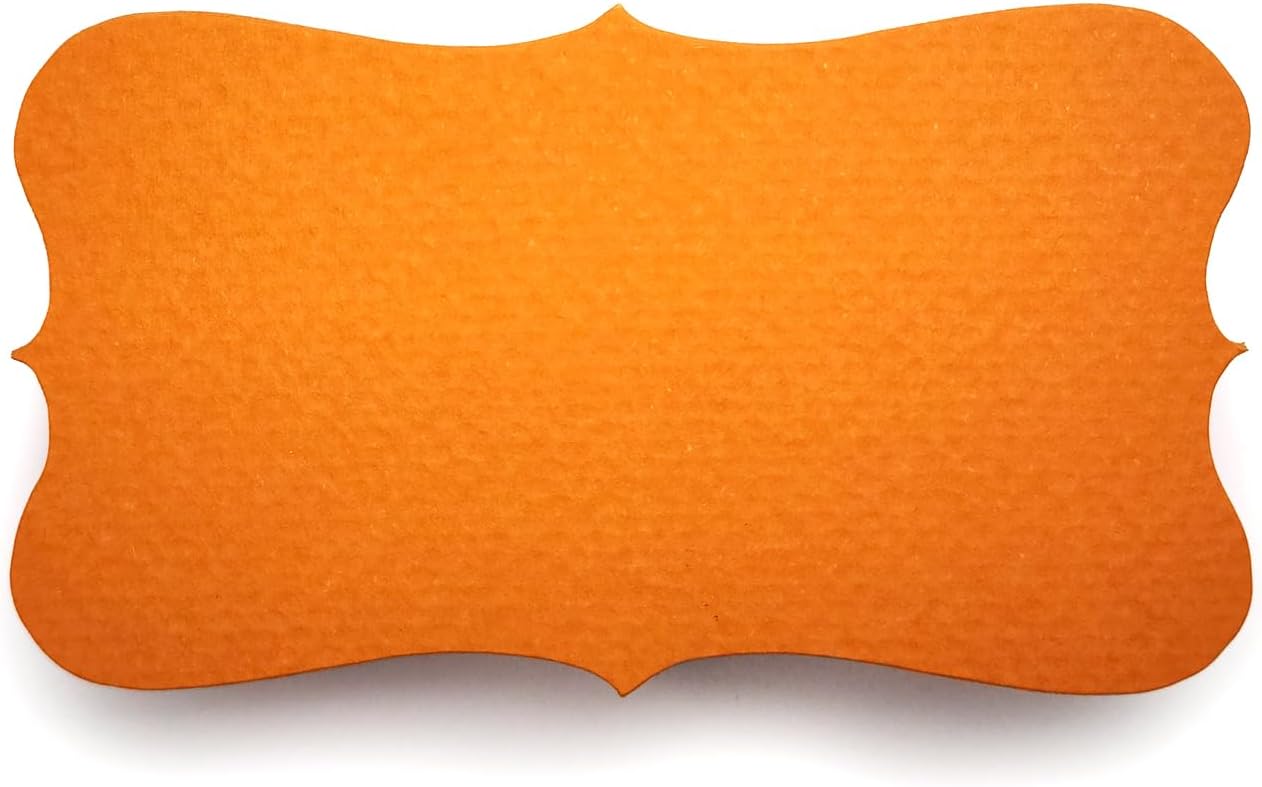 PPAPPAPPIYO color index cards (100) Paper 3.5inx2in-Blank (Orange)