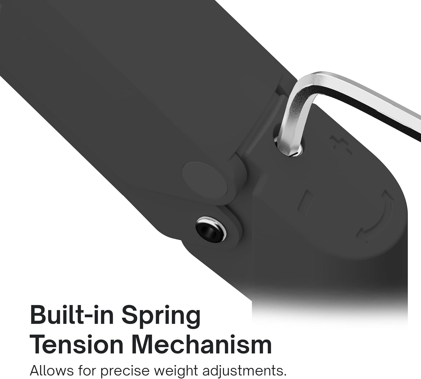 Pixio PS1S Wave Black Single Monitor Arm Stand Desk Mount - Fits up to 32 inches Monitors and up to 19.8lbs. VESA Compatibility and Integrated Cable Management