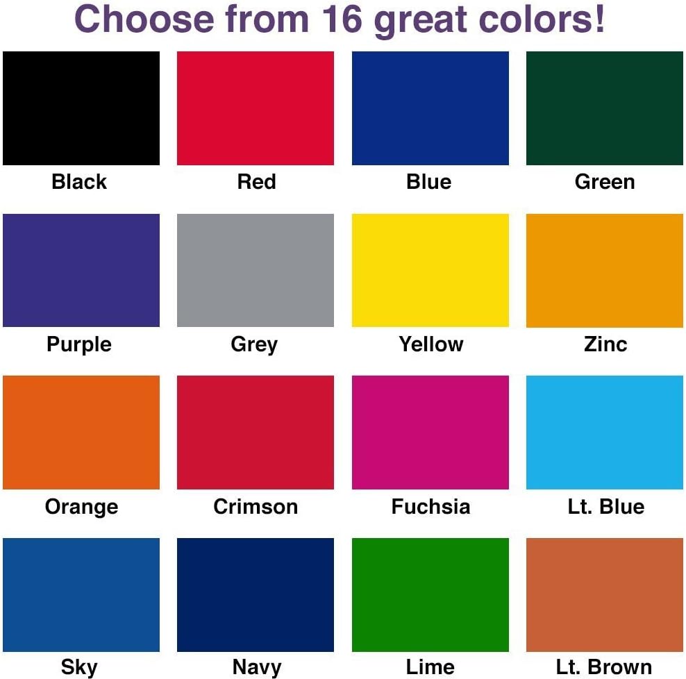 Infusion Self-Inking Custom Rubber Stamp (Personal or Business Use) - Choose from 16 Colors (1/2" x 1-1/2")