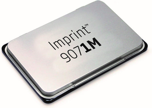 Trodat Imprint 9071M Metal Stamp Pad, 2" x 3-1/2", Black