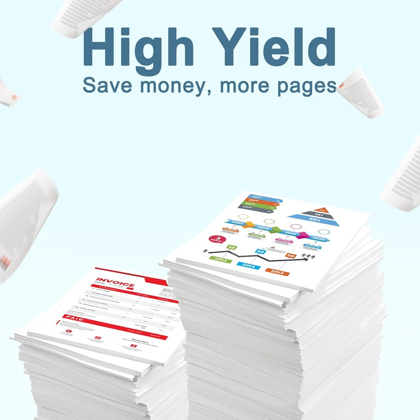 HPQ 728 Ink Cartridge Cyan 130ml Compatible with DesignJet T730 T830 MFP Large Format Plotter Printers (F9K17A) (1-Pack, Cyan)