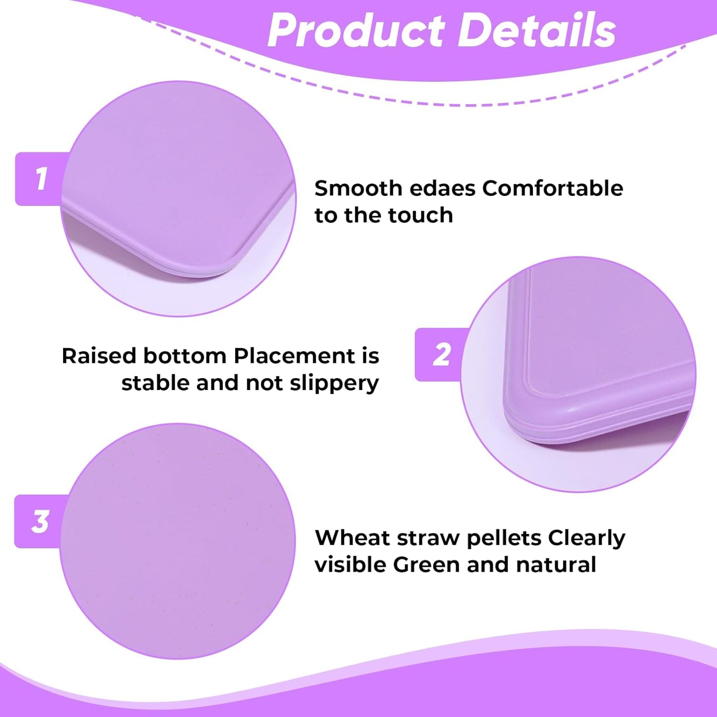 8 Pack Plastic Art Trays Plastic Fast Food Trays Bulk 15 x 10.6 Inch Stackable Activity Crafts Organizer Tray Rectangular Lunch Tray for DIY Projects, Painting, Beads, Organizing Supply, 8 Color