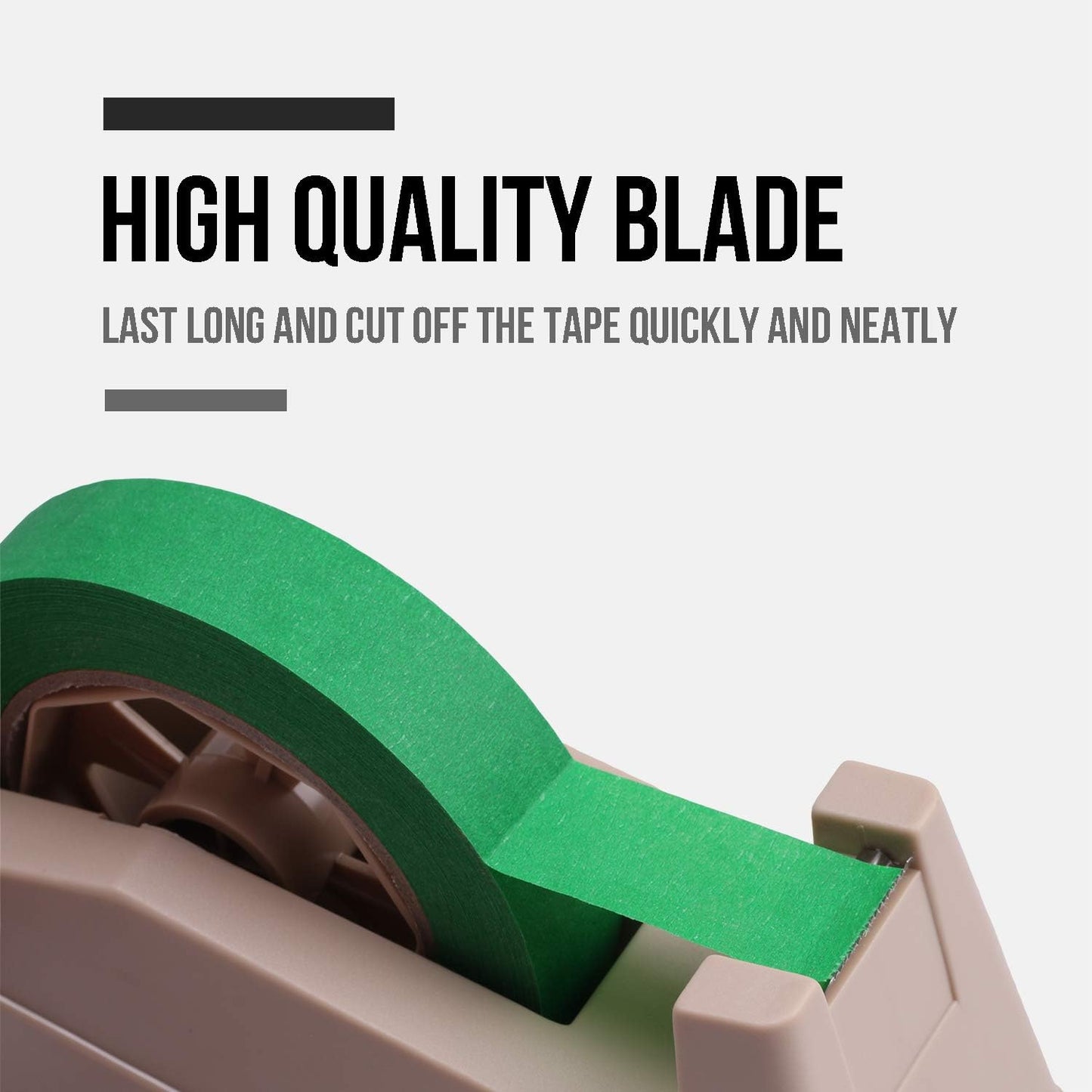 Lichamp Desktop Tape Dispenser Holder with Large 3 Inch Core for Masking, Heat Transfer, Painters, Freezer, Kitchen Tape