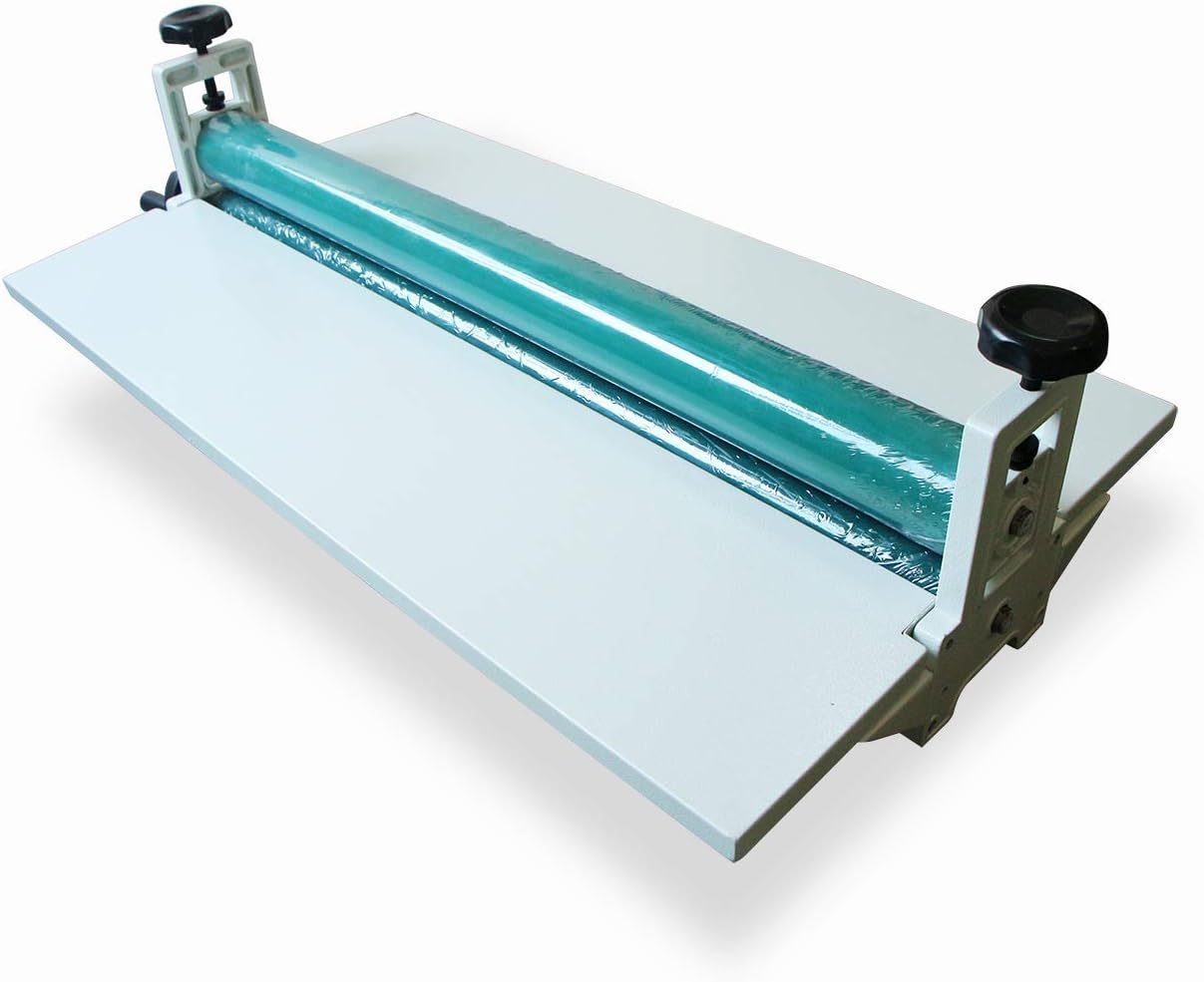 29'' Manual Cold Roll Laminator Laminating Machine Lamination Foldable Long Wings