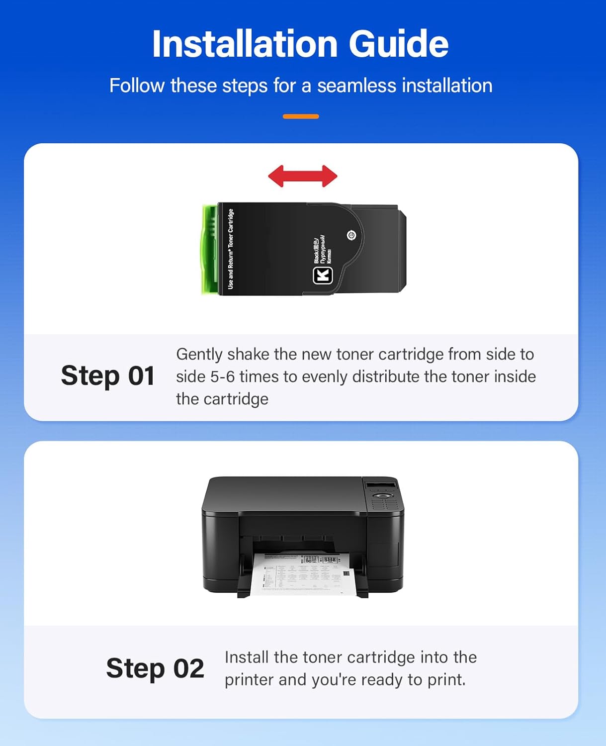 C310 C315 Toner Cartridge Set 4-Pack with chip High-Yield 006R04364 006R04365 006R04366 006R04367 Replacement for Xerox C310 C310DNI Versalink C315 C315DNI Color Printer Ink Black Cyan Magenta Yellow