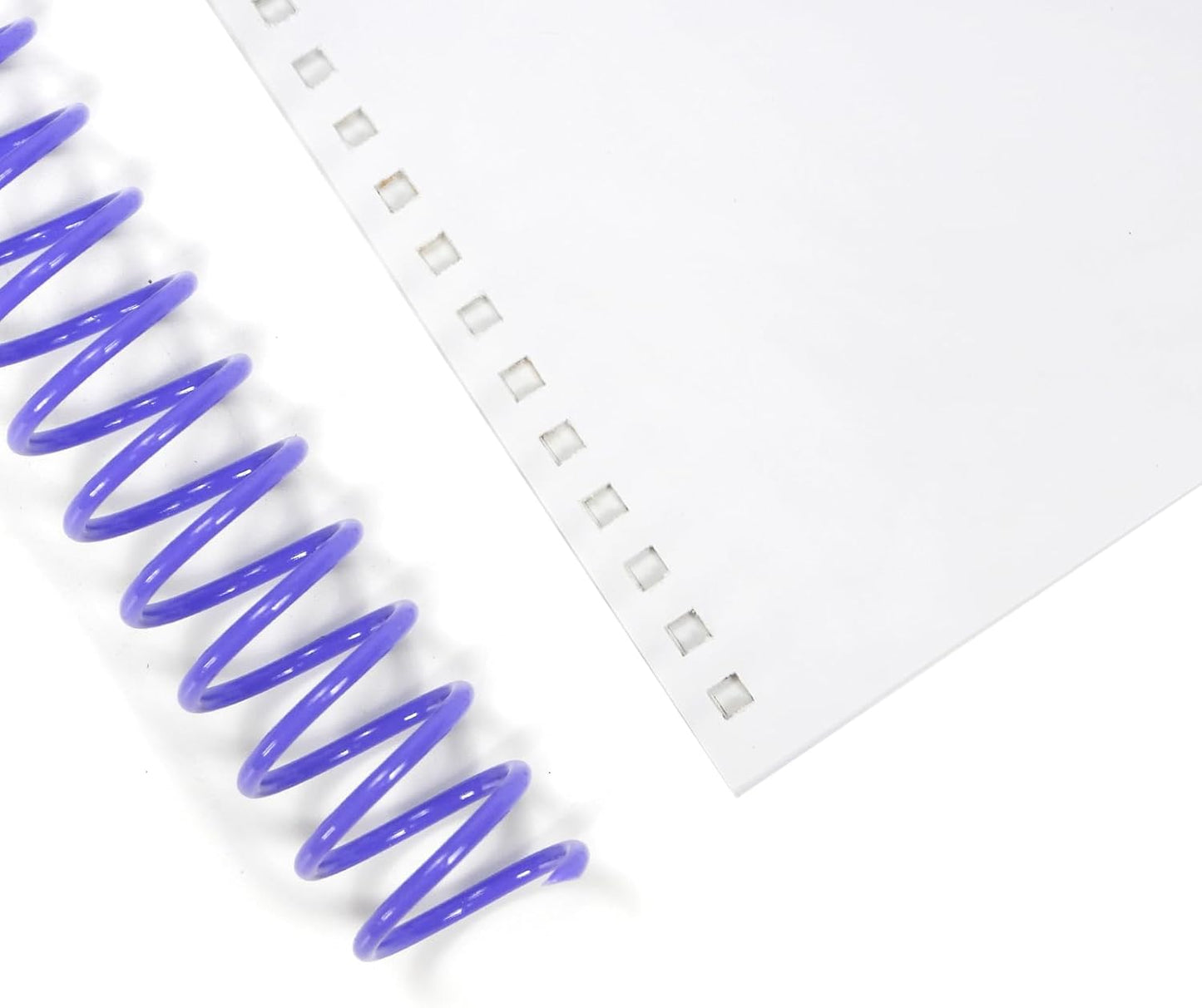 Rayson 5/8" Plastic Coil Binding Spines, 15.9mm Multicolored Spiral Binding Coil 140 Sheet Capacity, 4:1 Pitch - 100/Box for Business and Educational Purposes