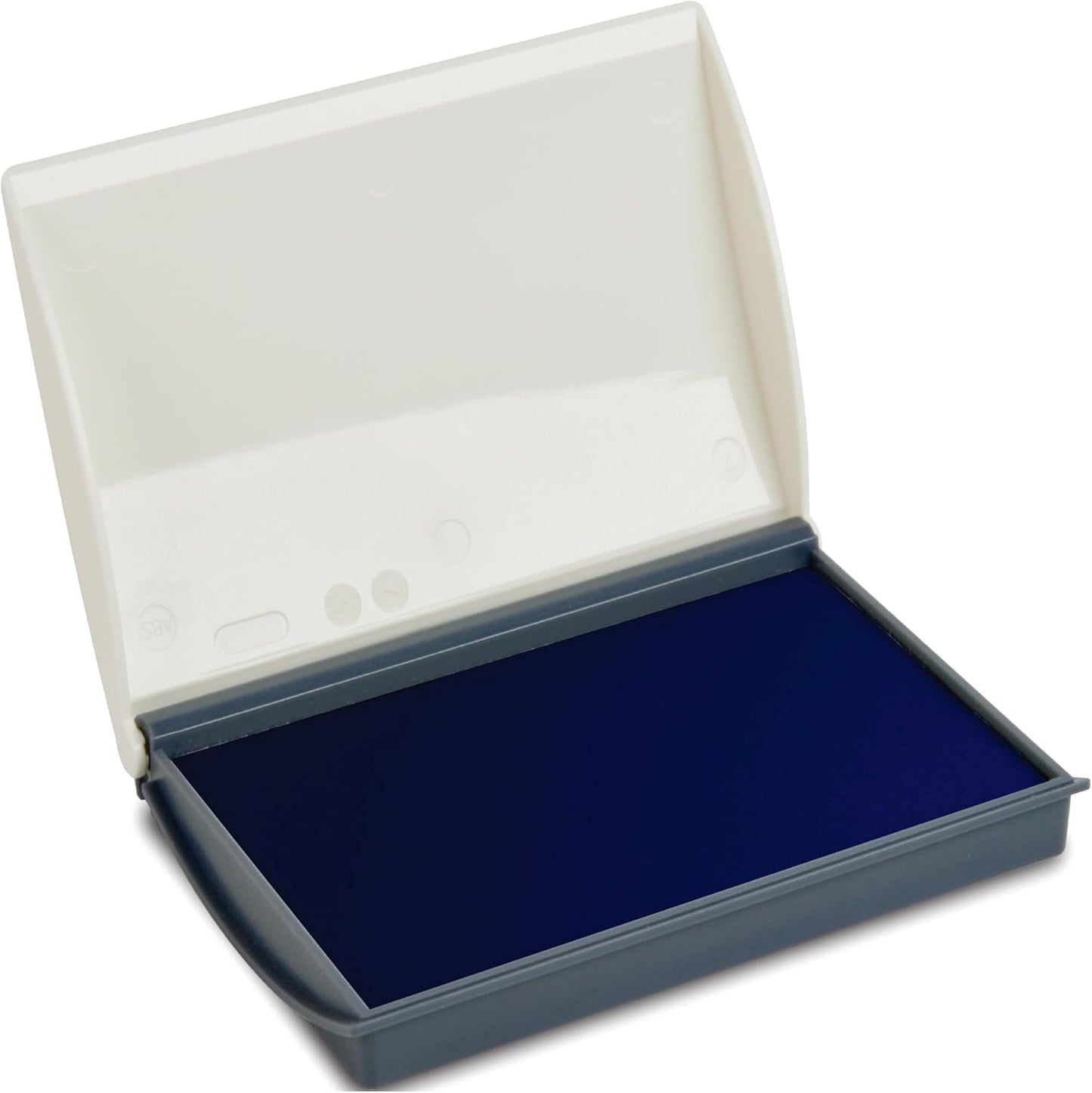 Shiny Blue Ink Stamp Pad, 2-3/4" by 4-3/8" Surface Area, Felt Stamp Pad with Blue Water-Based Stamp Ink