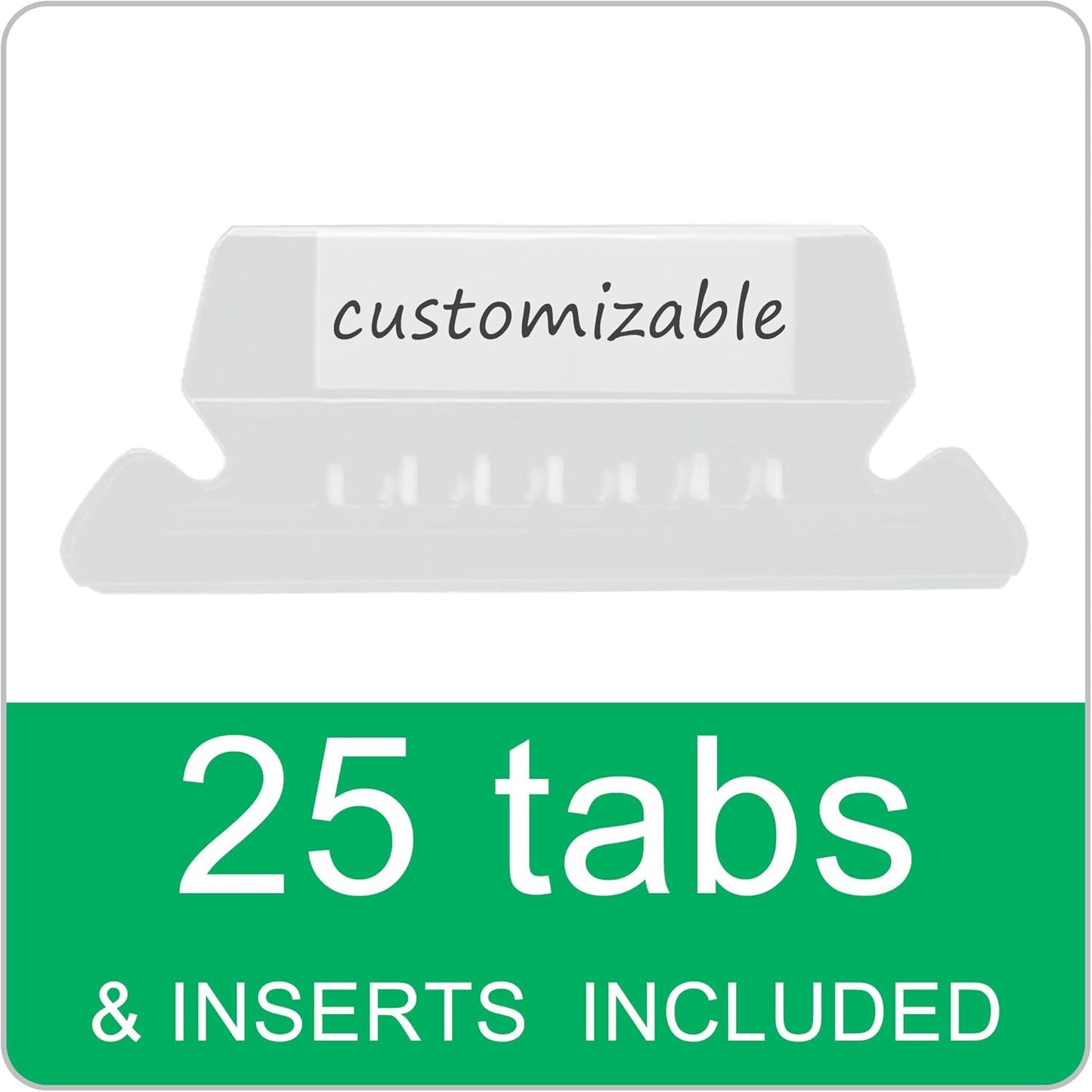 Cyan Blue Hanging File Folders,25 Packs Letter Size File Folder,Designed for Bulky Files,Filing Cabinet,1/5 Adjustable Tabs for Office,School,Home