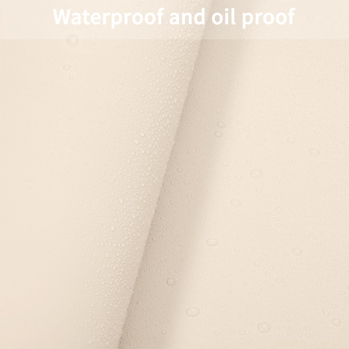 Dresser Protector - Can Be Used On Both Sides Waterproof and Easy to Clean Good Flatness Used for Dresser Table(Off White+Light Gray 10x36)