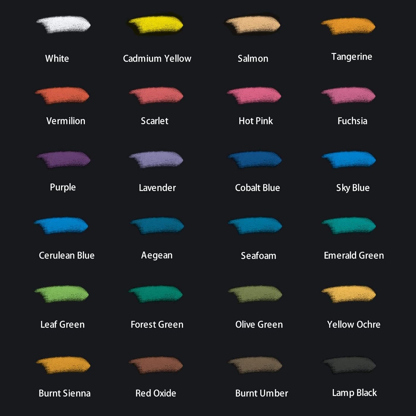 Mont Marte Soft Pastels in Tin Box Signature 24pc, 24 Assorted Colors, Vibrant Pastel Sticks, Great Blending, Comes in Storage Case, Ideal for Art, Craft, Coloring and Sketching