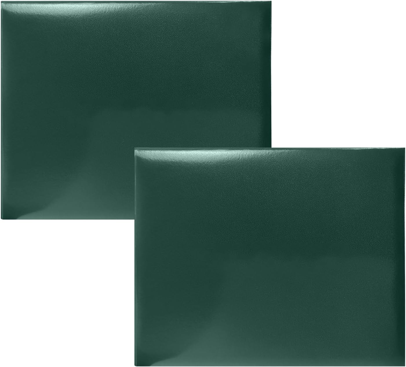 Certificate Holders 8.5"x11" Graduation Diploma Cover Document Leather Folders,Forest Green-2 Pack