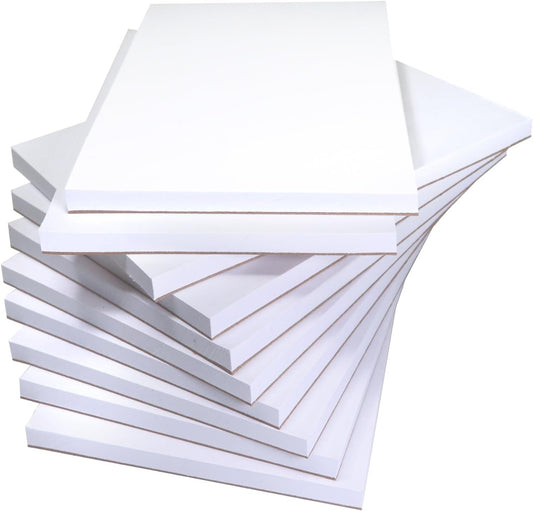 NextDayLabels - Memo Pads, 10 Notepads with 50 – 4x6 Sheets Per Scratch Pad, White, 50#, Office and School Supplies for Writing Notes, Grocery Shopping, To Do Lists, Servers, Small Blank Paper (4x6)