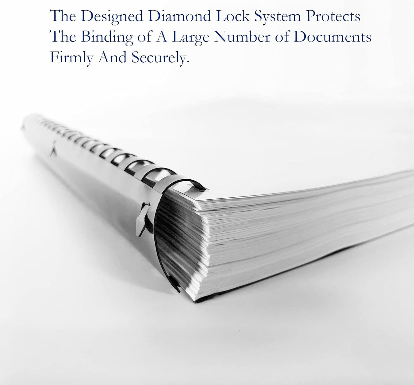 TOTiyea 19 Ring Plastic Binding Combs, 1-1/2 Inch Diameter, 320 Sheet Capacity, Letter Size, Black Comb Binding Spines (10 Pack)