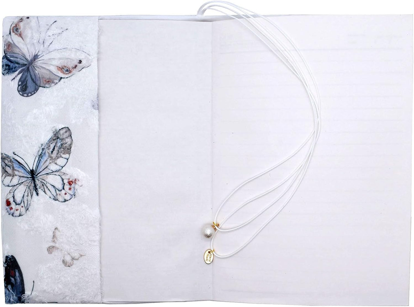 BLBMH A5 Book Covers for Paperbacks Book Cover for Privacy Fit for 5.5x8.3 inch Adjustable Book Sleeve Cover for A5 Diary Books Fabric Softcover Protector for Notebook - Butterfly A