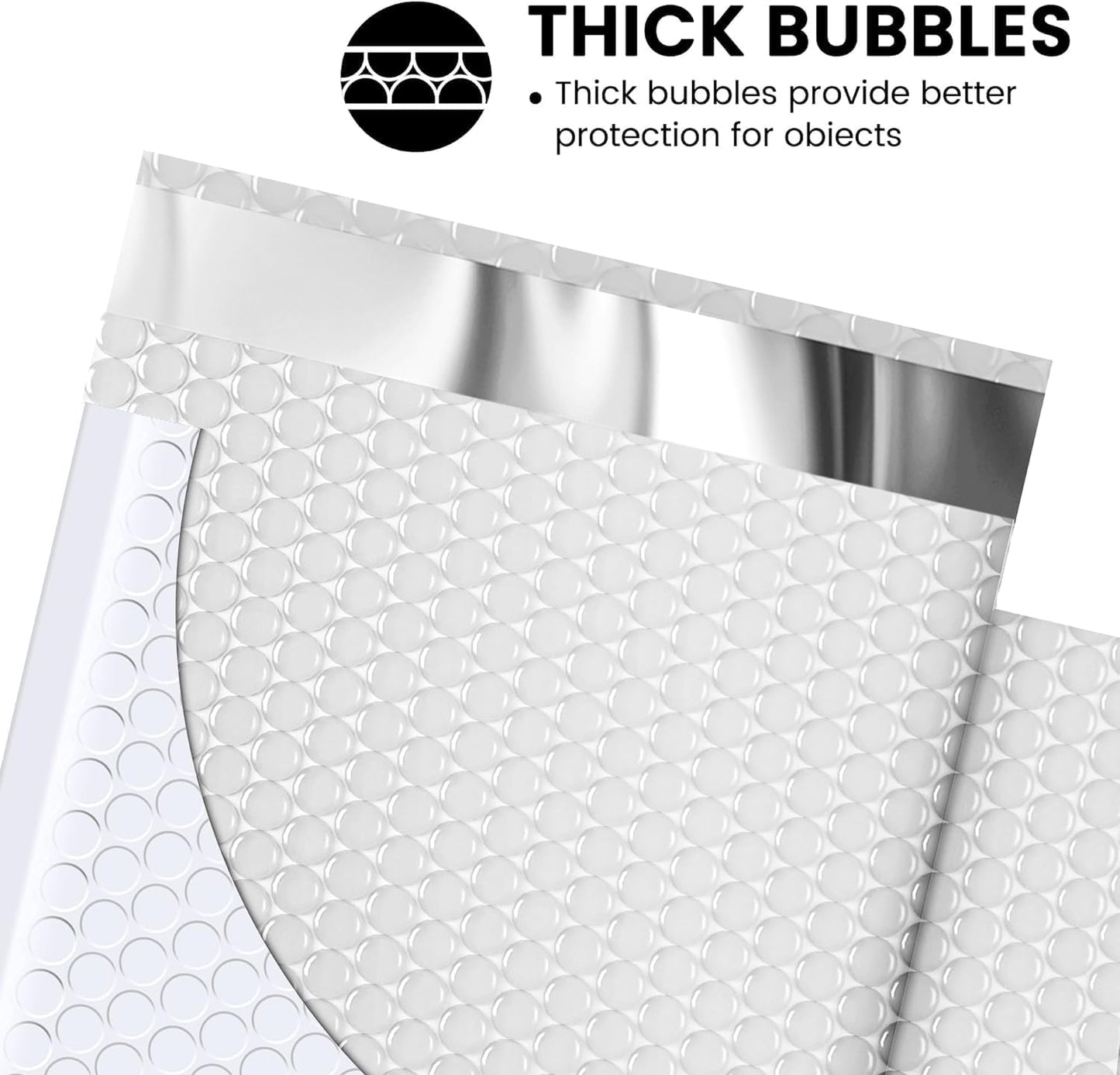 Fuxury Bubble Mailers 6x10“ 3000 Pack White Padded Envelopes Usable Size 6x9" Thick Mailing Envelopes Bubble Padded, Shipping Bags for Mailing,Packaging, Small Business, Boutique, Bulk #0