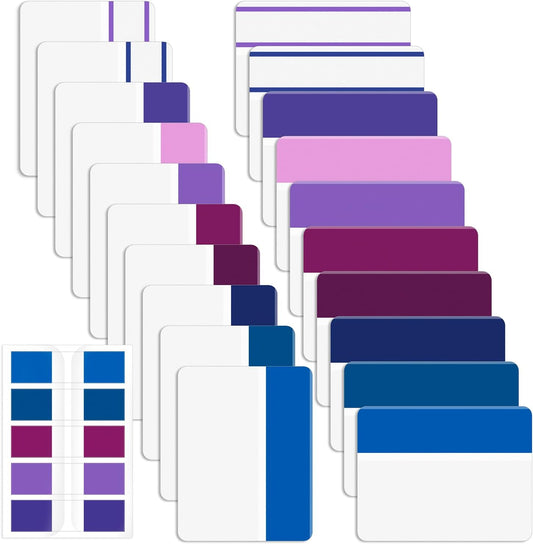 Mr. Pen- Colorful Index Tabs, 500 Pcs, 21 Sets - Sticky Page Markers for Binders, Books & Notebooks