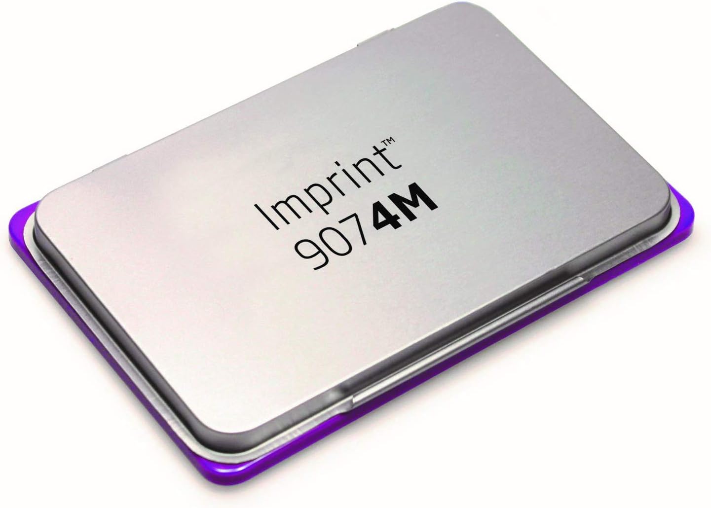 Trodat Imprint 9074M Metal Stamp Pad, 3-1/2" x 6-3/8", Purple