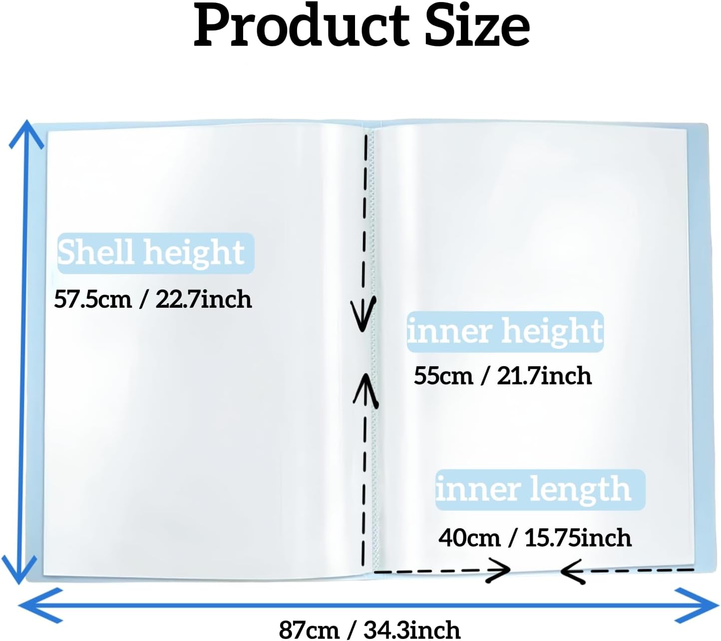 MOTEERLLU A2 Storage Book Suitable for 22x15 inches Diamond Paintings,Diamond Art Kit Storage Container with 30 Pocket Sleeves,Portfolio Folder for Artwork (Red)