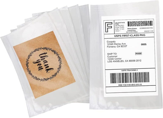 Coopaty Packing List Envelopes 7.5"x5.5" Pouches Invoice Enclosed Adhesive Bags (2000 Pack)