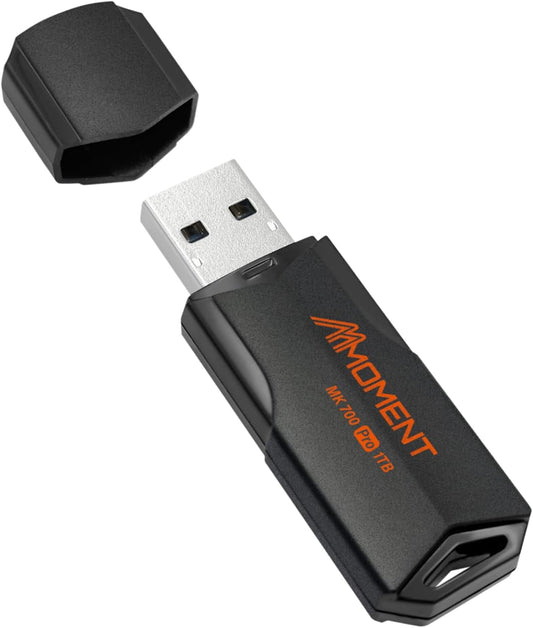 MMOMENT MK700 1TB USB 3.2 Gen2x1 Flash Drive, Read Speed up to 600MB/s, Write Speed up to 500MB/s,Thumb Drive