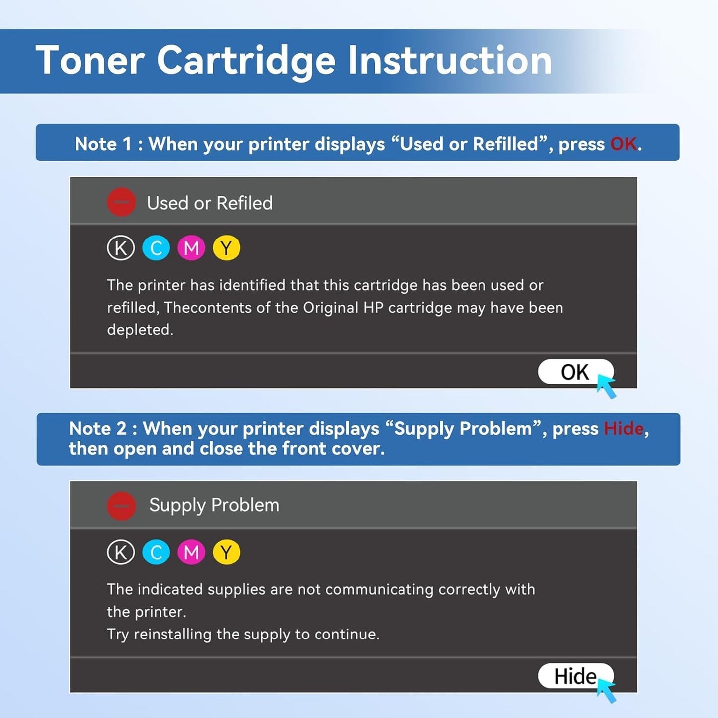 MYTONER Compatible Toner Cartridges (NO CHIP) Replacement for HP 218X 218A W2180X W2180A Black Toner for Color MFP 3301fdw 3301cdw 3301sdw Pro 3201dw Printer High Yield Ink, 2Black