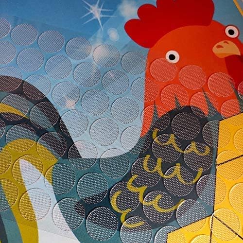 Vkey 1008pcs (504pairs) 10mm Diameter Transparent Sticky Back Thin Clear Dots with Adhesive Hook & Loop Coins Tapes