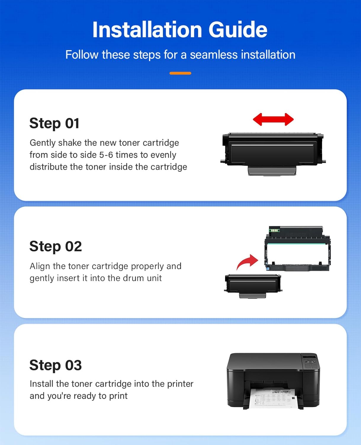 KingKJ 013R00691 B230 B225 B235 Drum Unit (Not Toner) Black 1-Pack High-Yield Replacement Compatible with Xerox B225 B235 B230 B225DNI B235DNI B230DNI Printer Imaging Drum Laser All-in-One Copier Copy