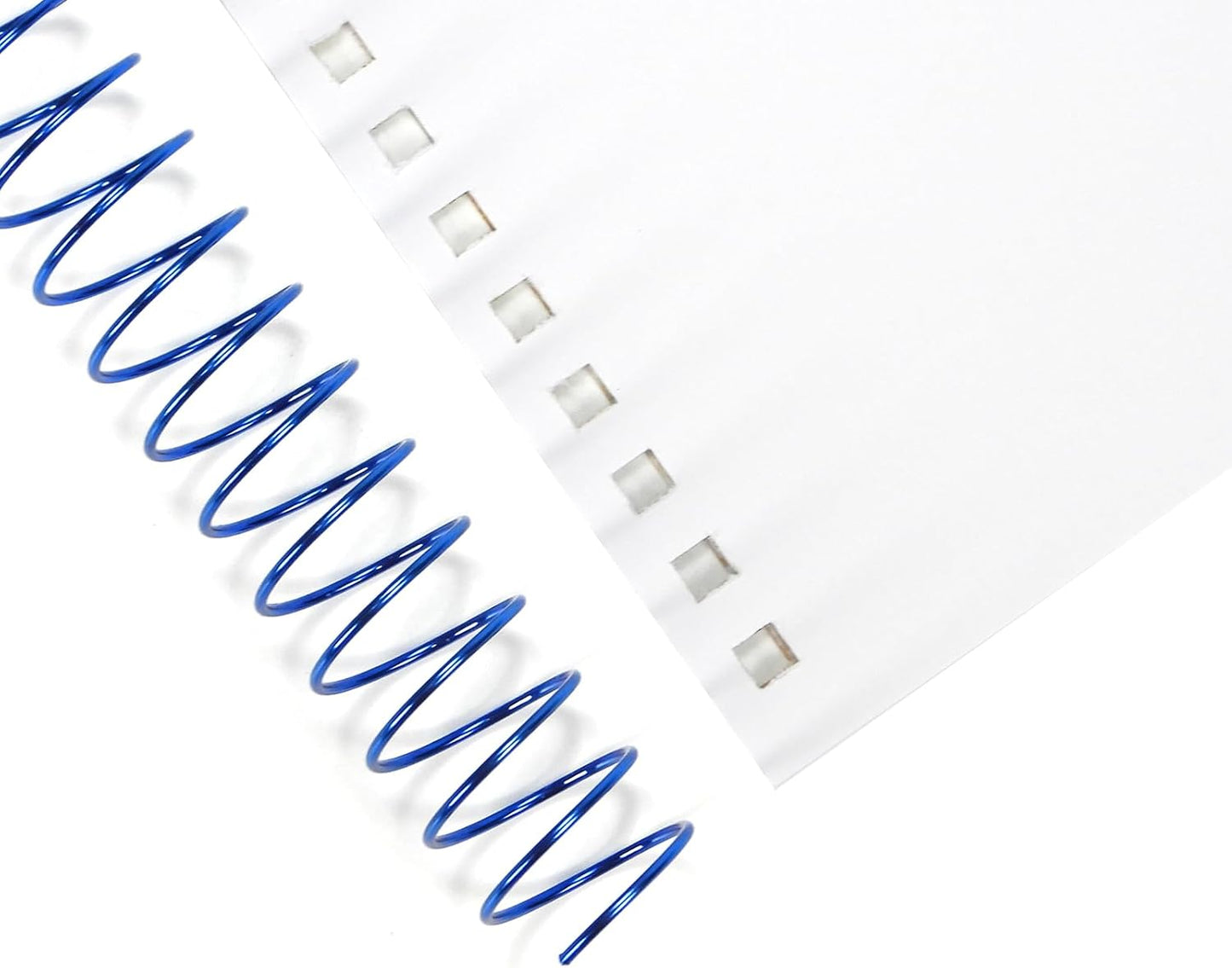 RAYSON 7.9mm Spiral Wire Coil Binding, 3:1 Pitch, 5/16" Metal Coils Spiral Binding 40 Sheets Capacity, Multicolor & Pack of 100