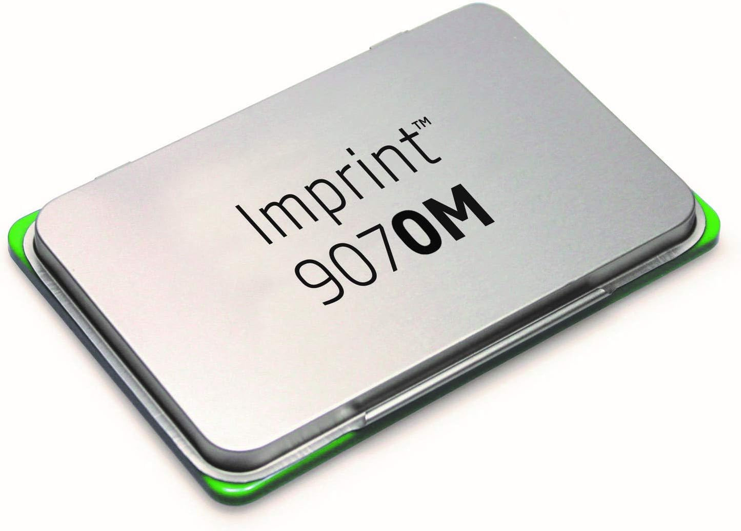 Trodat Imprint 9070M Metal Stamp Pad, 1-7/8" x 2-3/4", Green