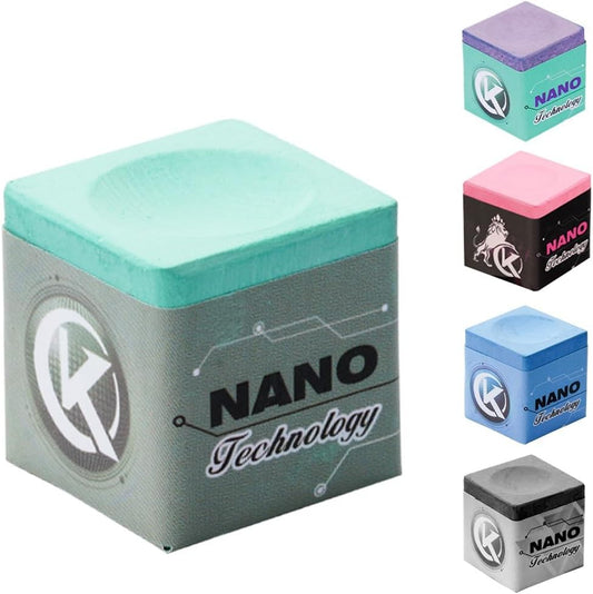 KONLLEN Pool Cue Chalk Nano Technology Billiard Chalk for Professional Tournament Dedicated Pool Chalk (Outstanding Performance, Reduce Miscue, Durable)