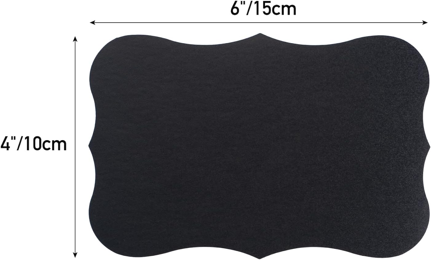 ONUPGO Large Chalkboard Labels (48 Pack), 4 x 6 Reusable Blackboard Stickers Waterproof Chalkboard Sticker for Jars, Parties Decoration, Craft Rooms, Weddings, Storage, Organize Your Home & Kitchen